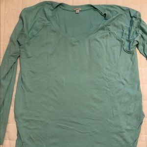 Long Sleeve Teal PJ Harlow Top